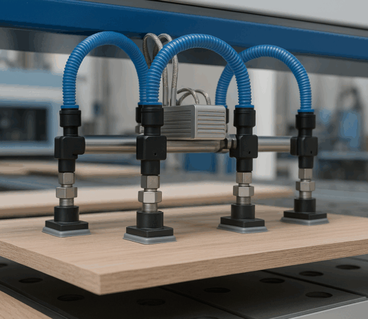 Effizientes Materialhandling in der Holzindustrie: Vakuumtechnik für höchste Präzision